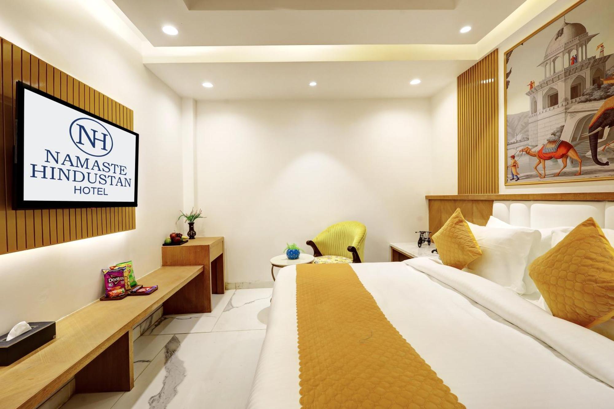 Hotel Namaste Hindustan Just A Minute Away From New Delhi Railway Station And Connaught Place ภายนอก รูปภาพ