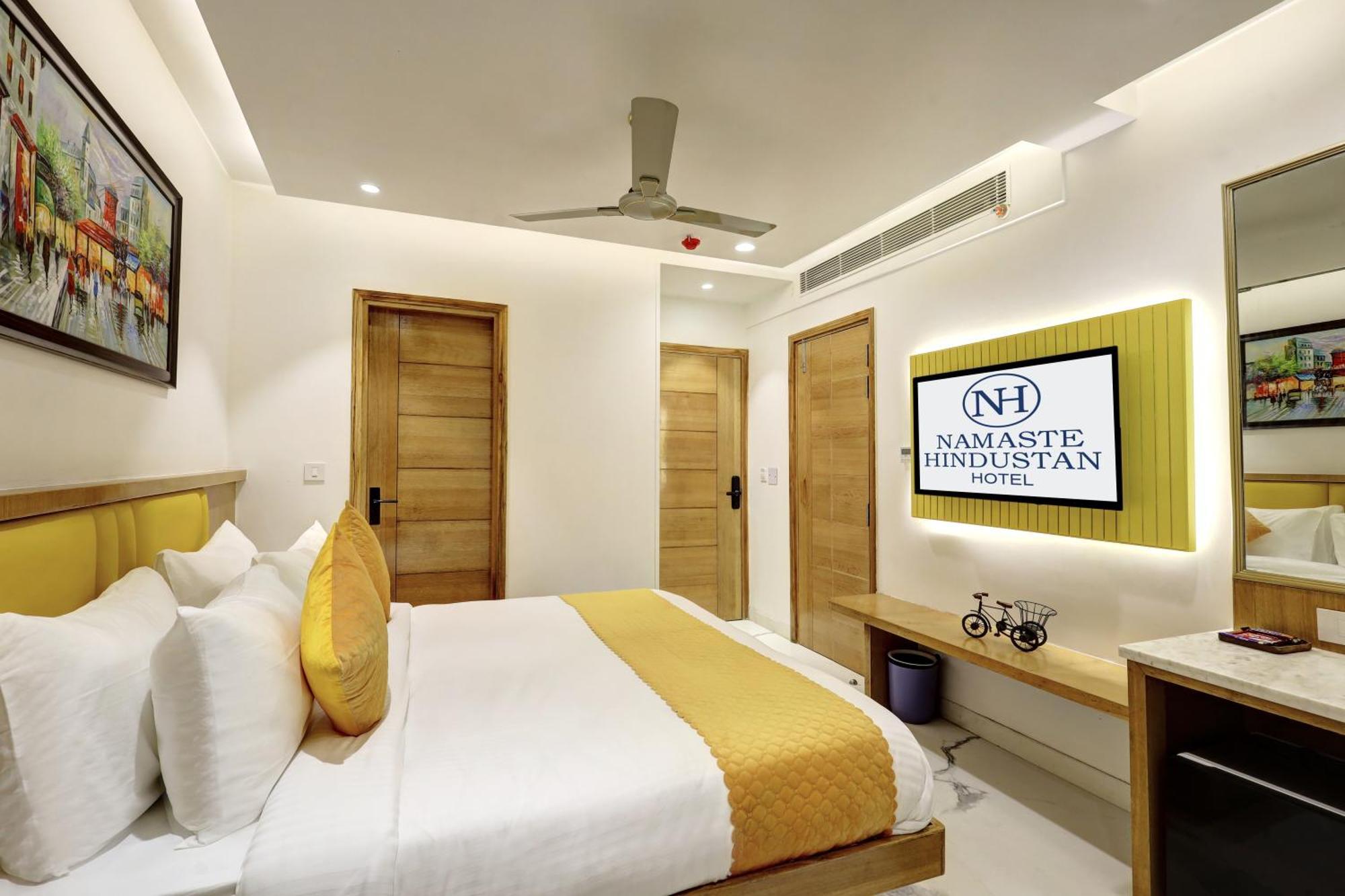 Hotel Namaste Hindustan Just A Minute Away From New Delhi Railway Station And Connaught Place ภายนอก รูปภาพ