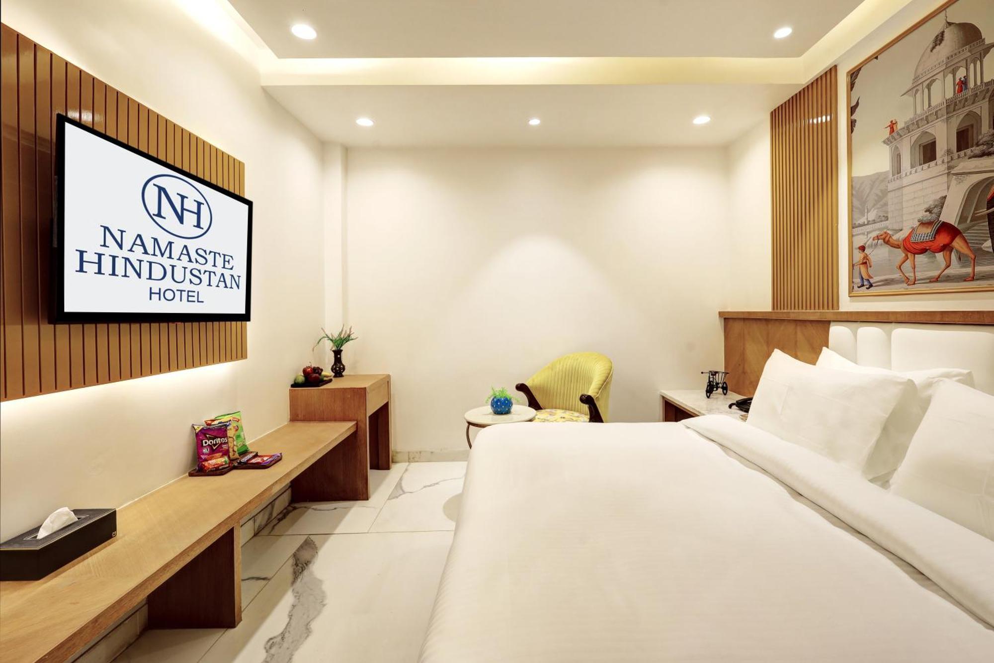 Hotel Namaste Hindustan Just A Minute Away From New Delhi Railway Station And Connaught Place ภายนอก รูปภาพ